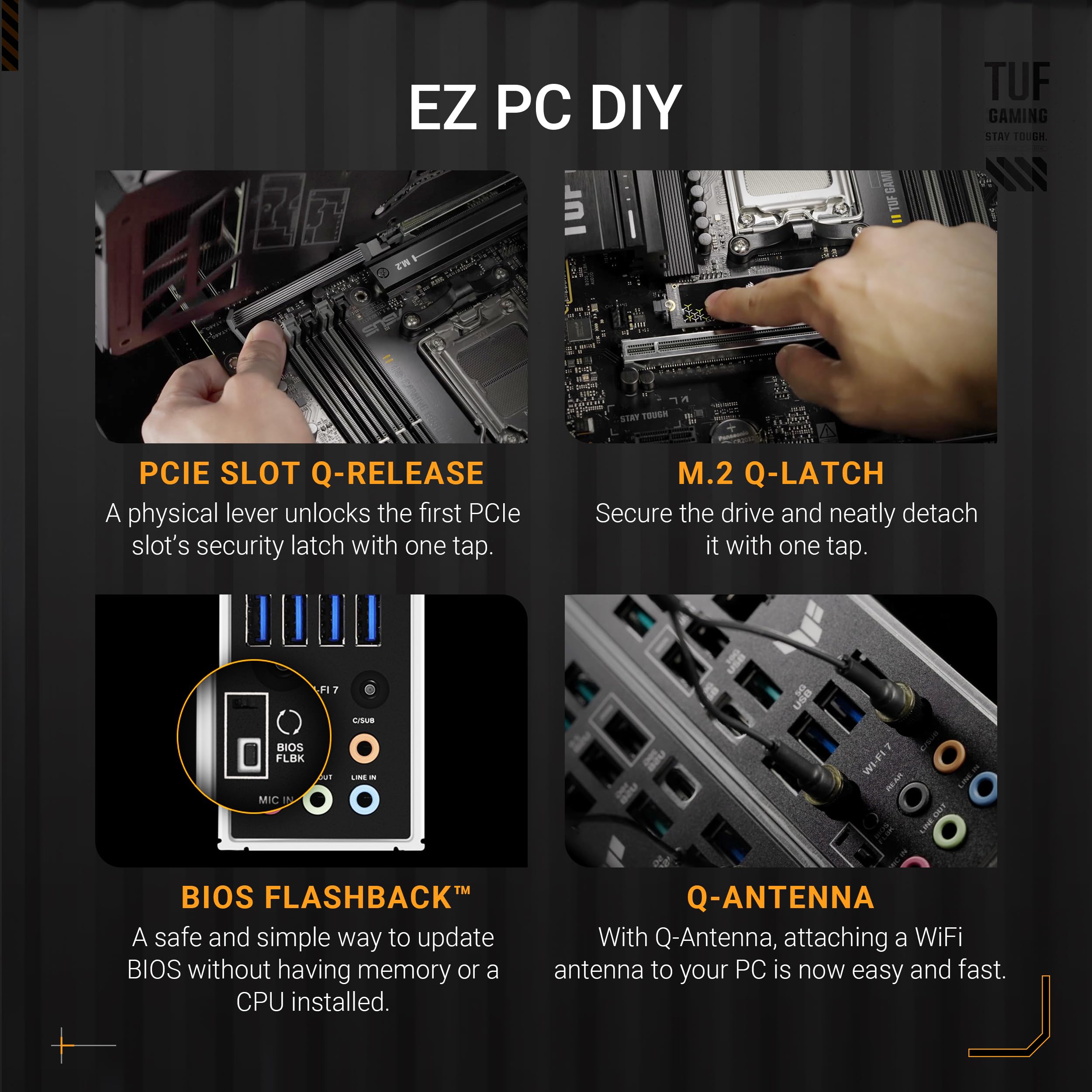 Foto 5 pulgar | Placa Madre Asus Tuf Gaming B850-plus Wifi Amd Am5 B850 Atx - Venta Internacional.