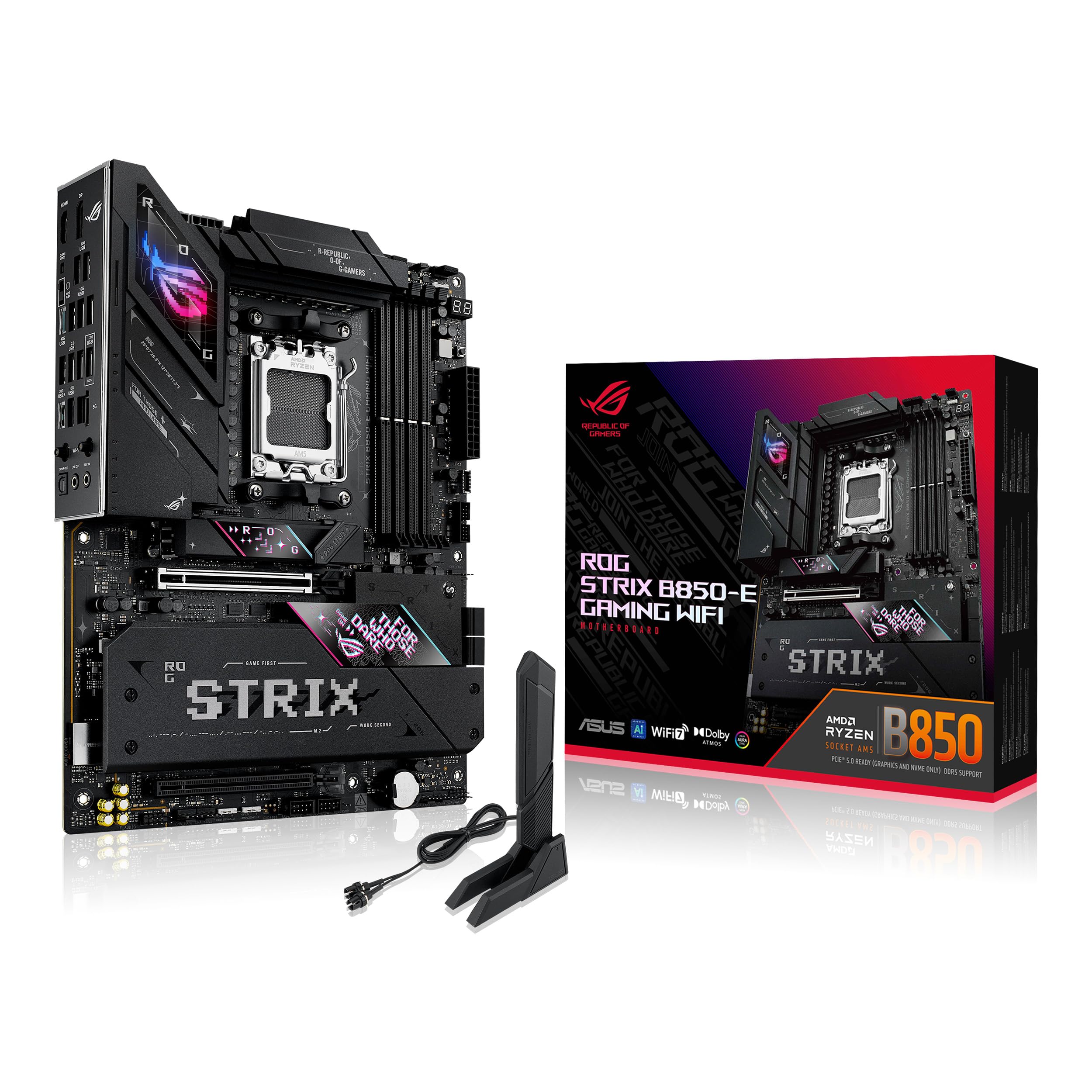 Foto 2 pulgar | Placa Madre Asus Rog Strix B850-e Gaming Wifi Amd Am5 B850 - Venta Internacional.