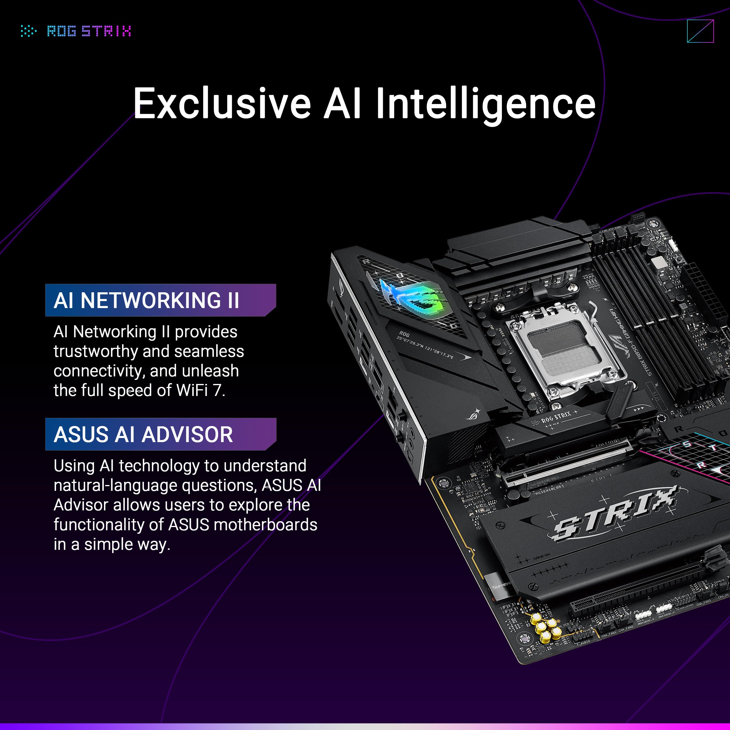 Foto 3 pulgar | Placa Madre Asus Rog Strix B850-f Gaming Wifi Amd Am5 Atx - Venta Internacional.