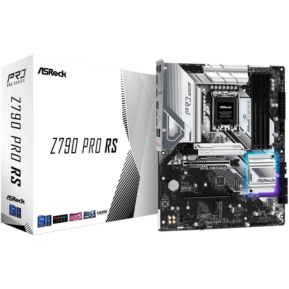 Foto 2 pulgar | Tarjeta Madre Asrock Z790 Pro Rs Lga1700 4x Ddr5 4x M.2 Pcie 5.0 Usb-c Atx