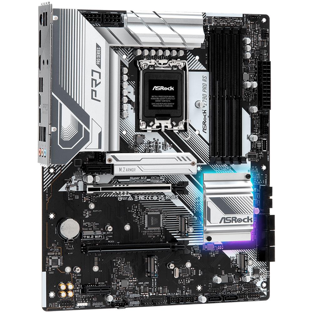 Foto 4 pulgar | Tarjeta Madre Asrock Z790 Pro Rs Lga1700 4x Ddr5 4x M.2 Pcie 5.0 Usb-c Atx