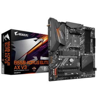 Foto 1 | Mb Gigabyte B550 Aorus Elite Ax Ryzen Am4 Ddr4 128gb Atx B550 A Elite Ax V3