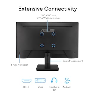 Foto 6 | Monitor Asus Va249hg Eye Care De 24'' (60,96 Cm) Full Hd De 120 Hz - Venta Internacional.