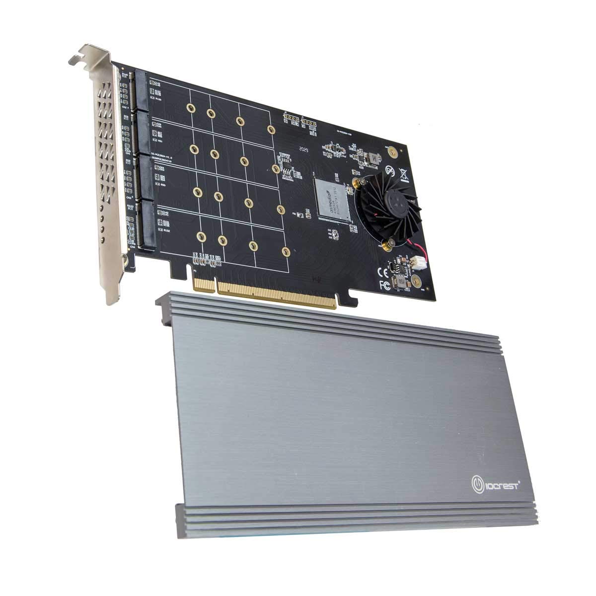 Controlador Riser Syba Quad M.2 Nvme A Pcie 3.0 X16 - Venta Internacional.