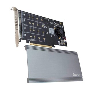 Foto 1 | Controlador Riser Syba Quad M.2 Nvme A Pcie 3.0 X16 - Venta Internacional.