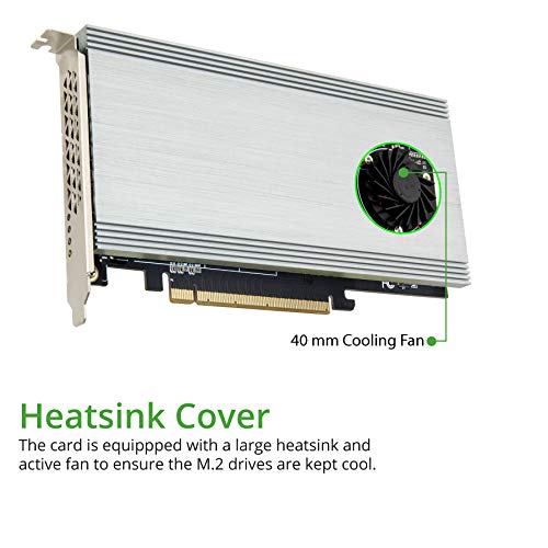 Foto 4 pulgar | Controlador Riser Syba Quad M.2 Nvme A Pcie 3.0 X16 - Venta Internacional.