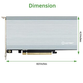 Foto 5 | Controlador Riser Syba Quad M.2 Nvme A Pcie 3.0 X16 - Venta Internacional.