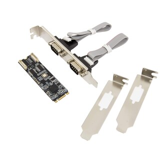 Foto 5 | Tarjeta Controladora Io Crest De 2 Puertos Rs-232 Db9 Serial M.2 B+m - Venta Internacional.