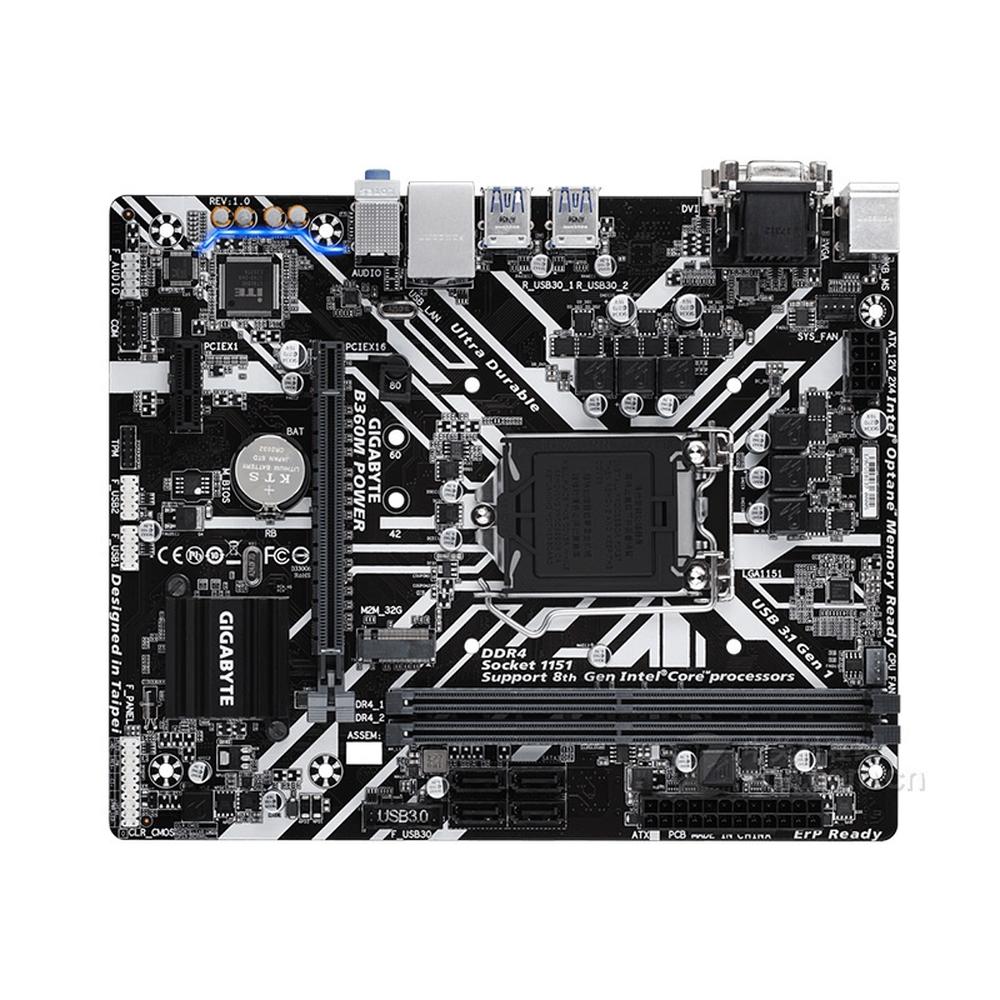 Foto 2 pulgar | Placa Base Gigabyte B360m Power Lga 1151 Micro Atx Usada - Venta Internacional.