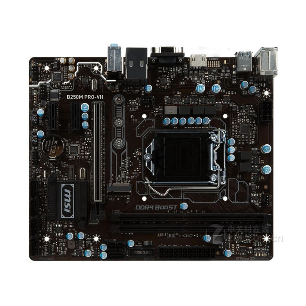 Foto 2 pulgar | Placa Madre Msi B250m Pro-vh Lga 1151 Micro Atx Usada - Venta Internacional.
