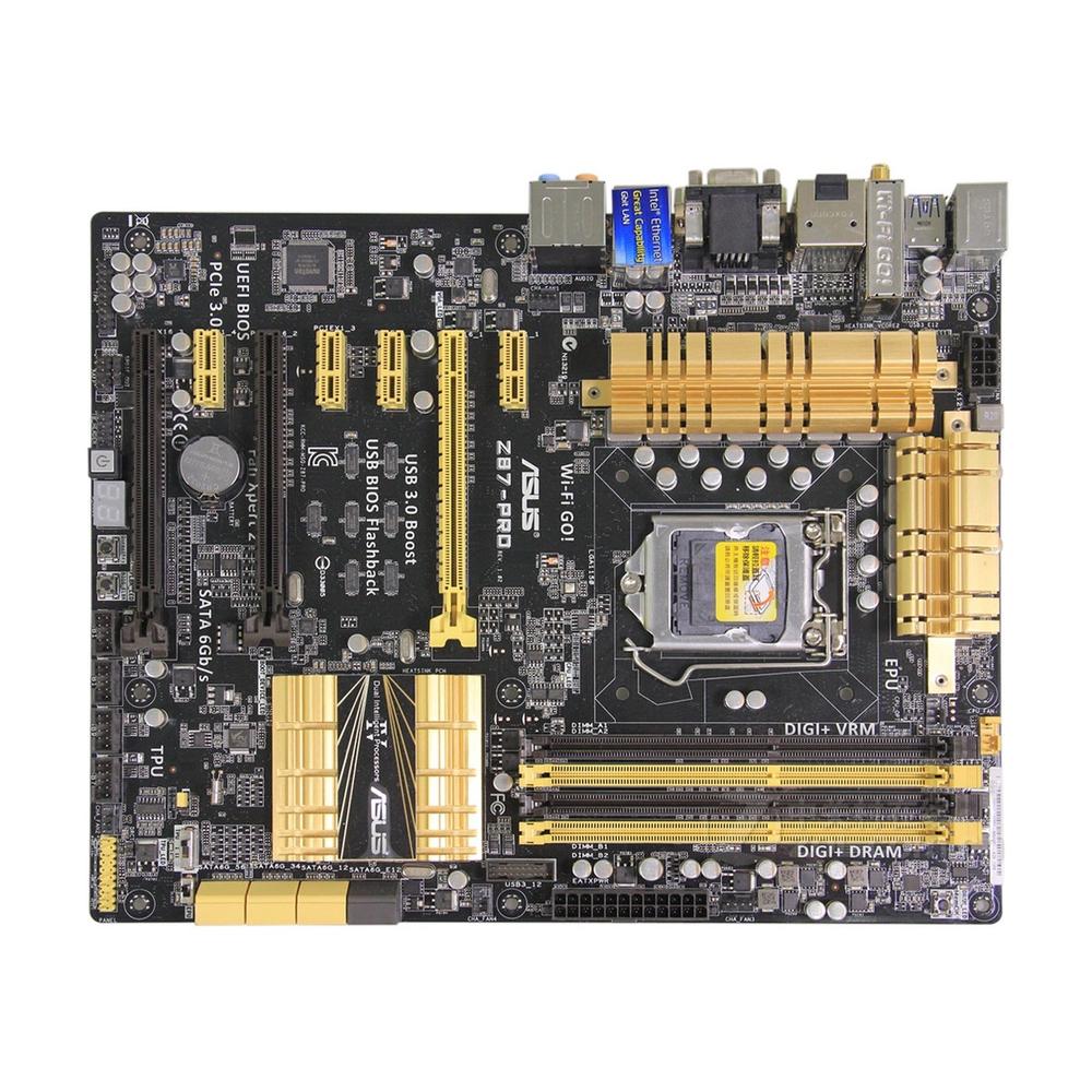 Foto 2 pulgar | Placa Madre Asus Z87-pro Lga 1150 Atx Usada Con 32 Gb Ddr3 - Venta Internacional.