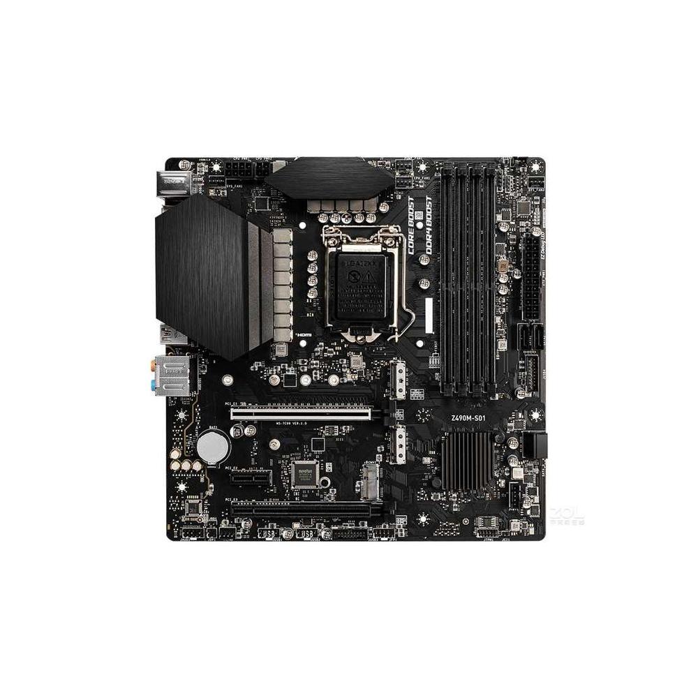 Foto 2 pulgar | Placa Madre Msi Z490m-s01 Lga 1200 Micro Atx Usada - Venta Internacional.