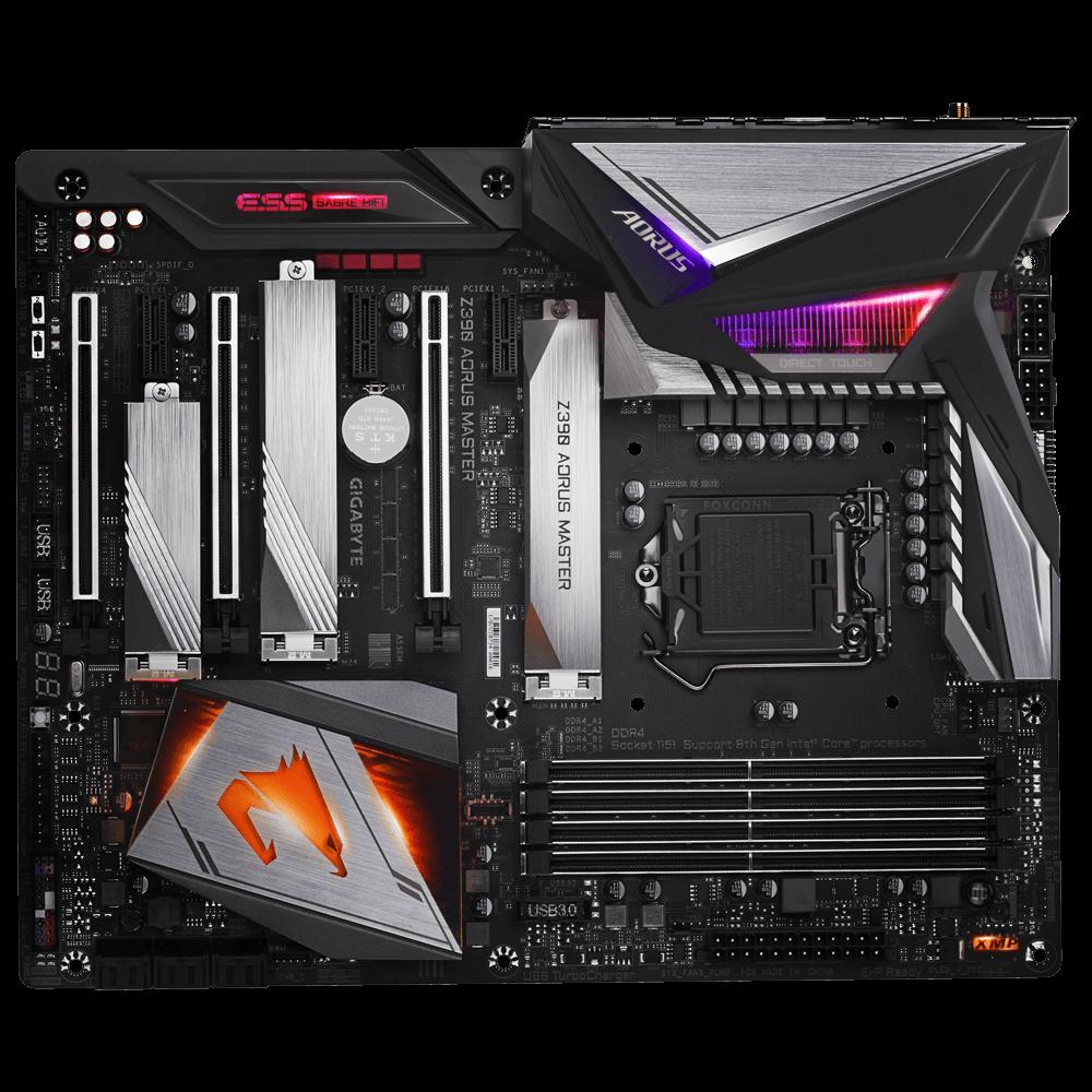 Foto 2 pulgar | Placa Madre Gigabyte Z390 Aorus Master Lga 1151 Atx Usada - Venta Internacional.