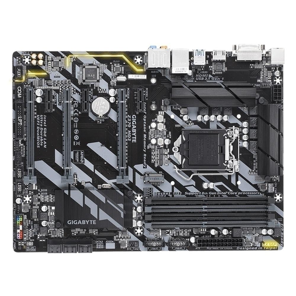 Foto 2 pulgar | Placa Madre Gigabyte Z370 Hd3 Lga 1151 Atx Usada - Venta Internacional.