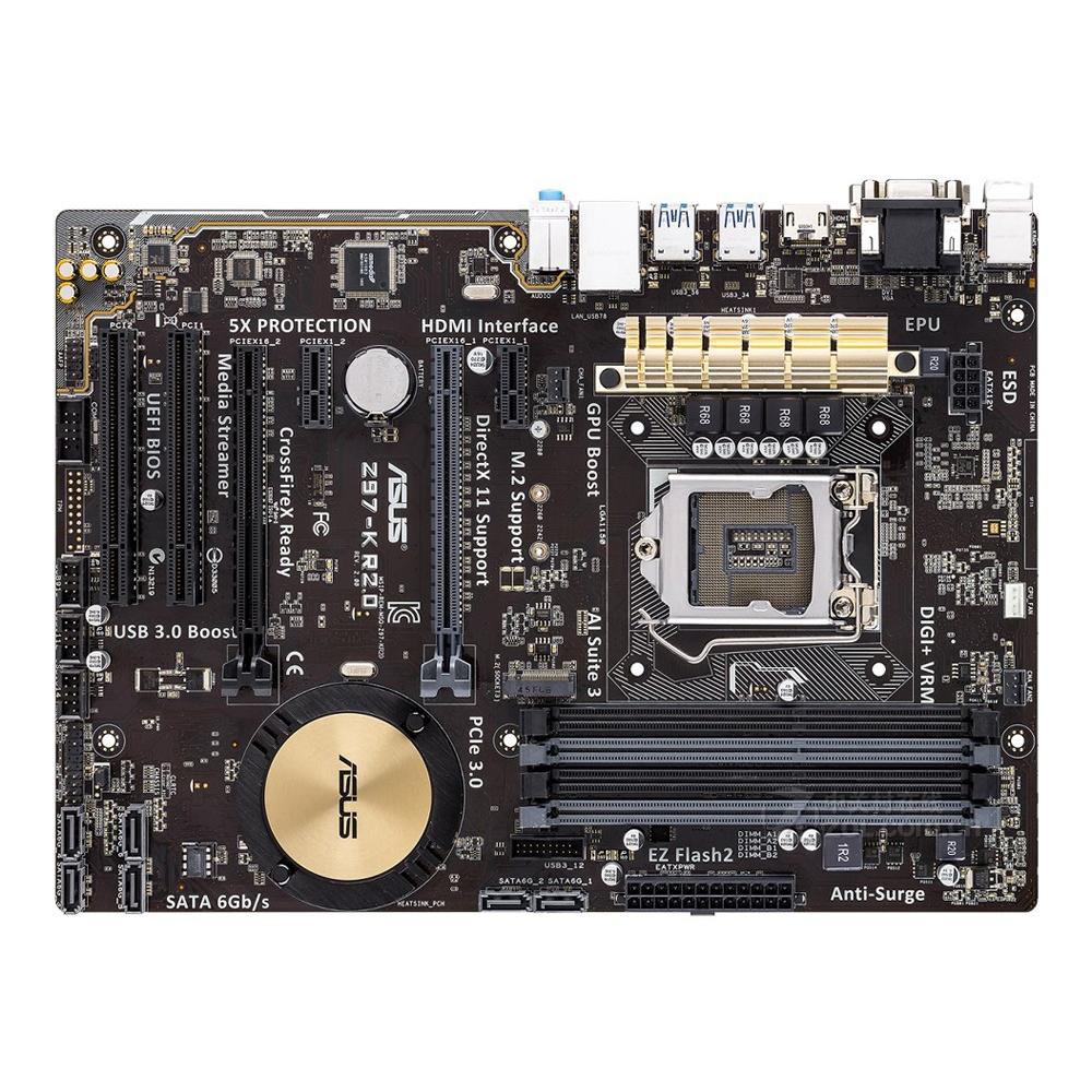Foto 2 pulgar | Placa Madre Asus Z97-k R2.0 Lga 1150 Atx Usada - Venta Internacional.