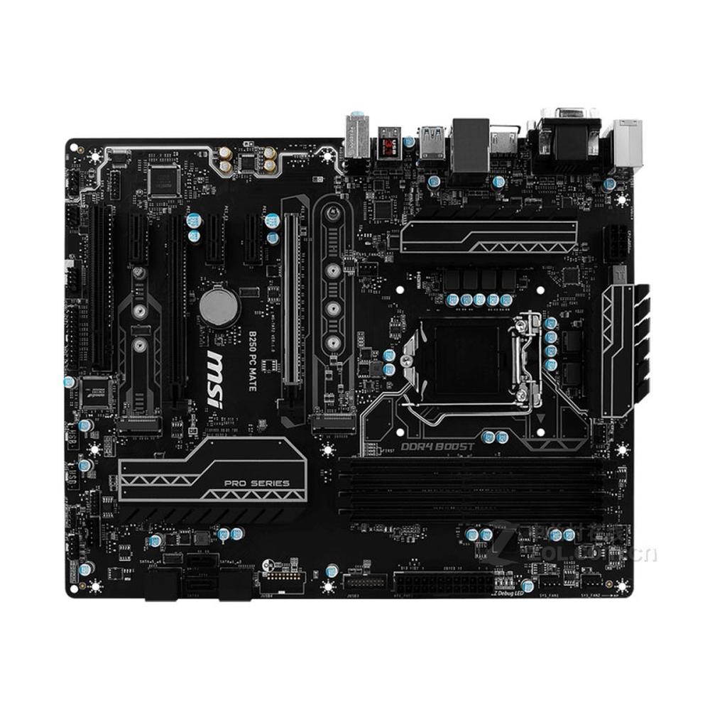 Foto 2 pulgar | Placa Madre Msi B250 Pc Mate Lga 1151 Atx Con 4 X Ddr4 De 64 Gb - Venta Internacional.