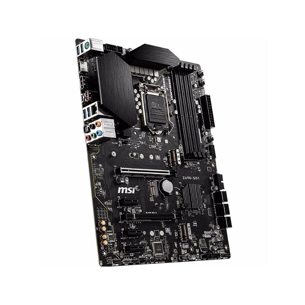 Foto 3 | Placa Madre Msi Z490-s01 Lga 1200 Atx Intel Z490 Ddr4 128 Gb - Venta Internacional.