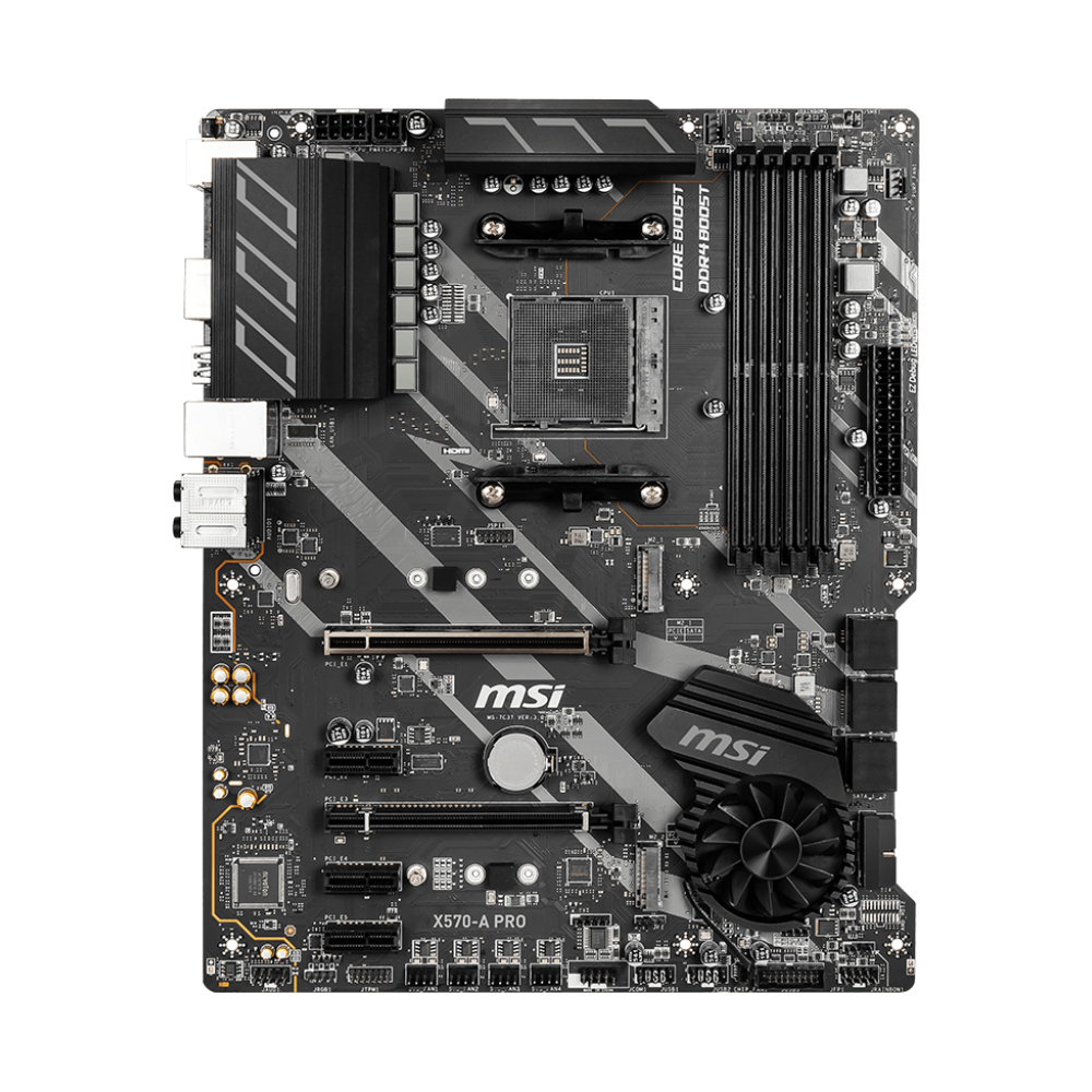 Foto 2 pulgar | Placa Madre Msi X570-a Pro Socket Am4 Atx Usada - Venta Internacional.