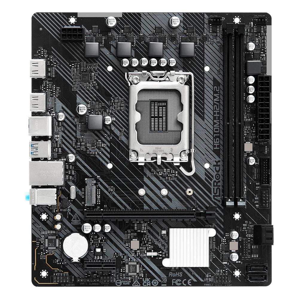 Foto 5 pulgar | Tarjeta Madre Asrock H610m-h2/m.2 Lga1700 2x Ddr4 1x M.2 Pcie 4.0 Micro Atx