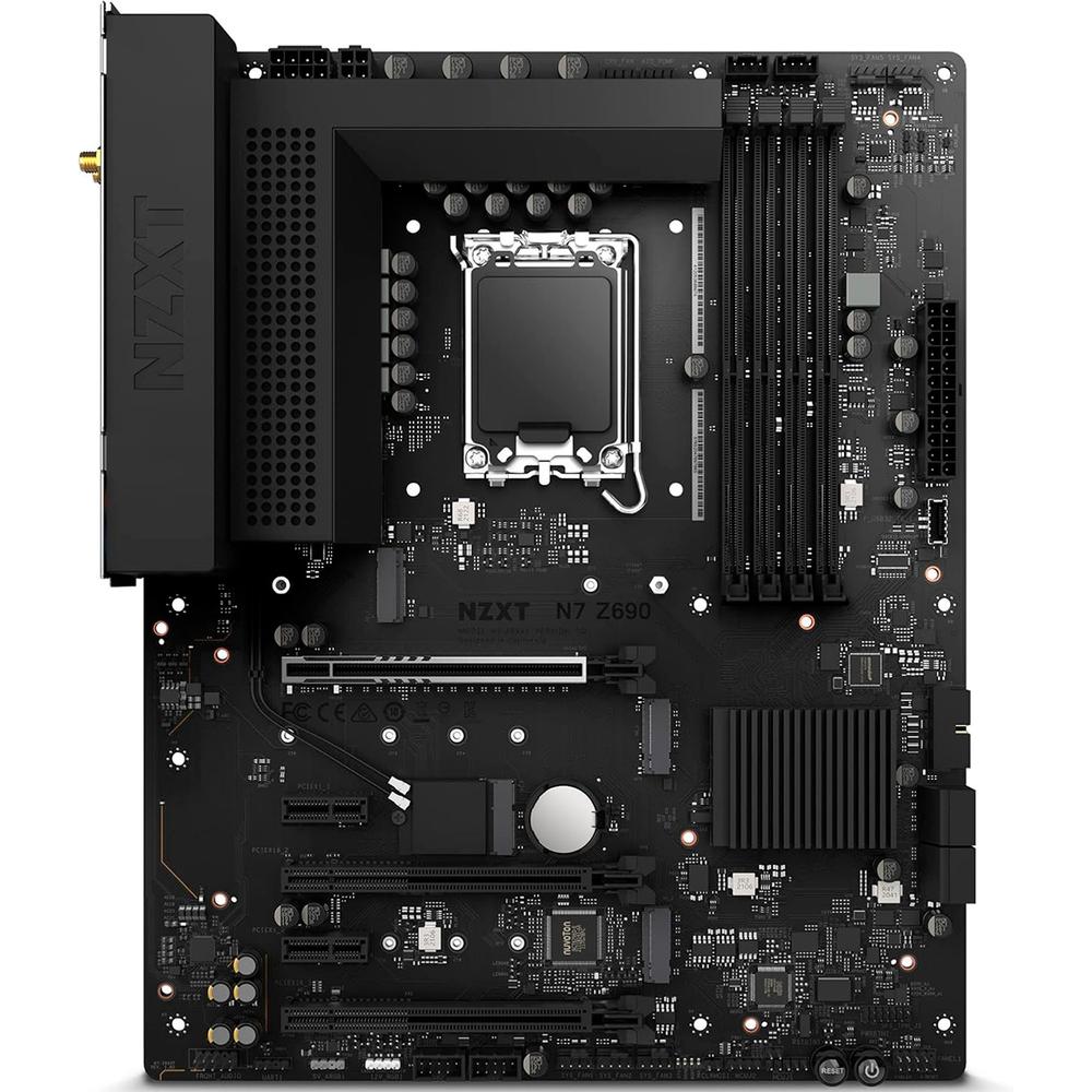 Foto 2 pulgar | Tarjeta Madre Nzxt N7 Z690 Lga 1700 4x Ddr4 3x M.2 Pcie 4.0 Usb-c Wifi 6e Bt 5.2 Atx N7-z69xt-b1