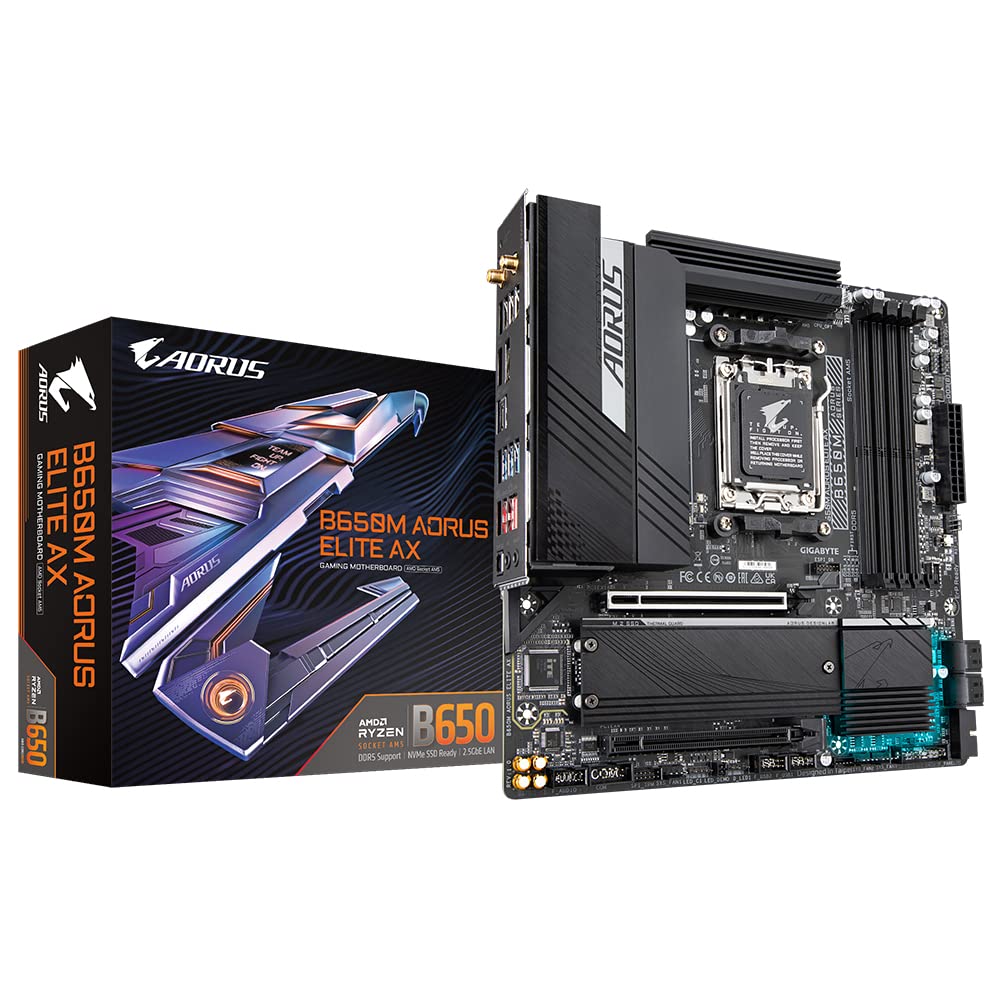 Foto 2 pulgar | Placa Madre Gigabyte B650m Aorus Elite Ax 1.0 Amd Am5 Atx - Venta Internacional.