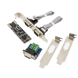 Foto 5 | Tarjeta Controladora Io Crest De 2 Puertos Rs-232 Db9 Serial M.2 B+m - Venta Internacional.
