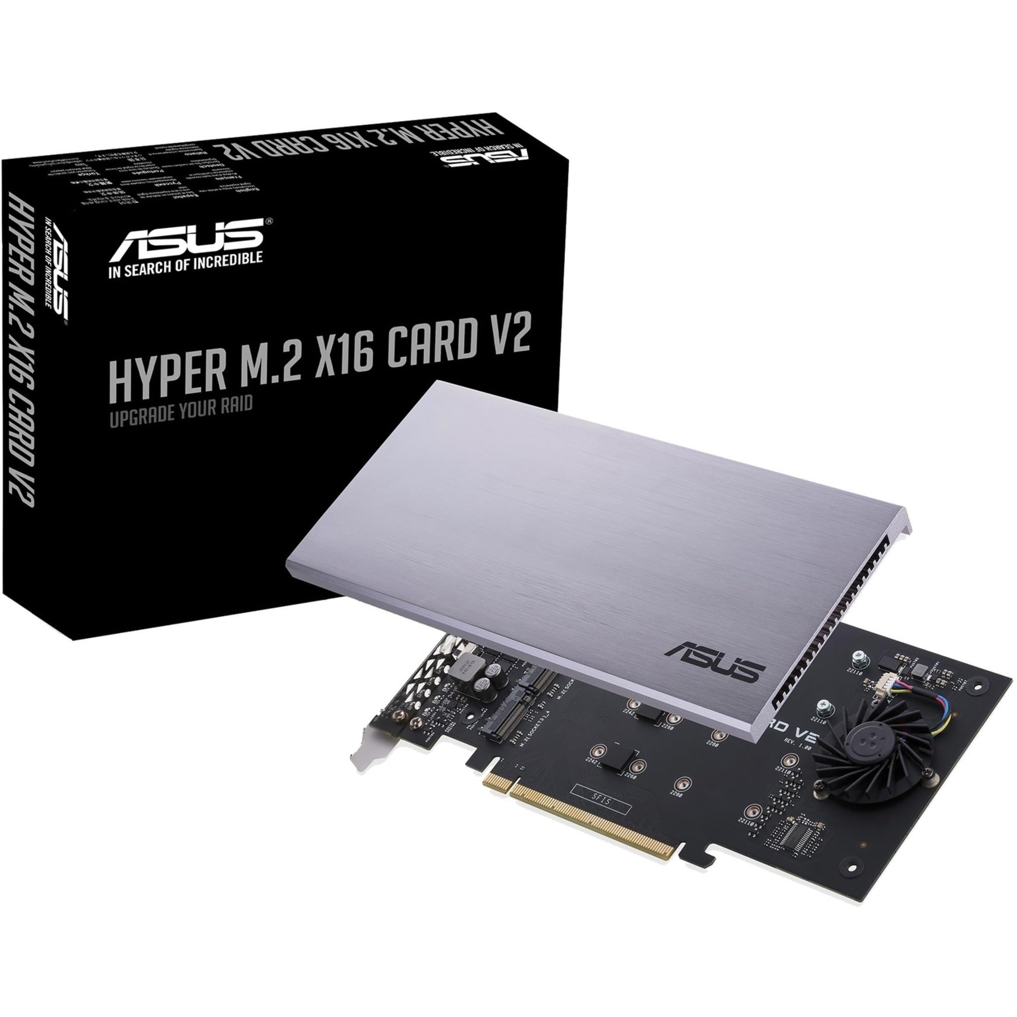 Foto 2 pulgar | Tarjeta De Expansión Asus Hyper M.2 X16 Pcie 3.0 X4 V2 128gbps - Venta Internacional.