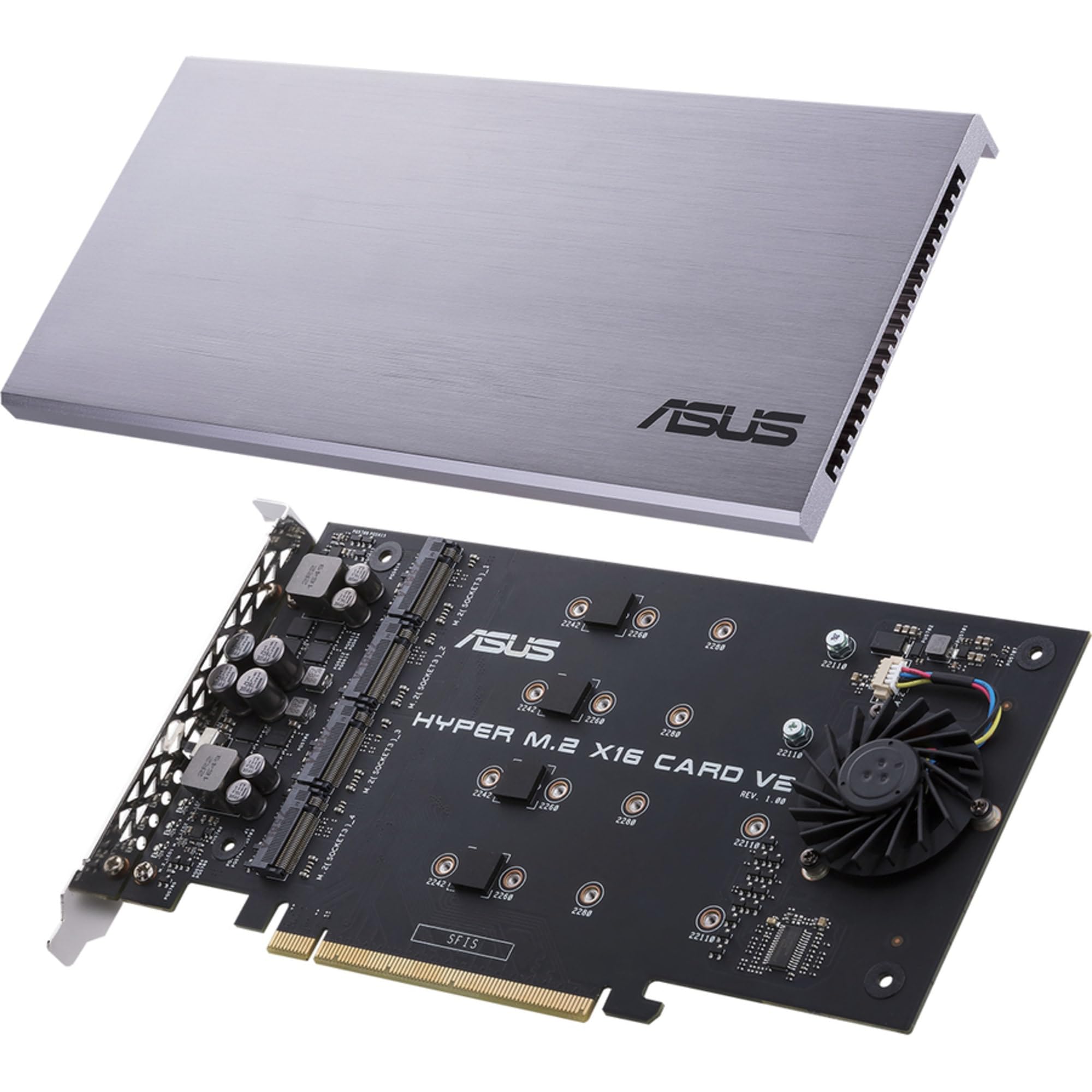 Foto 3 pulgar | Tarjeta De Expansión Asus Hyper M.2 X16 Pcie 3.0 X4 V2 128gbps - Venta Internacional.