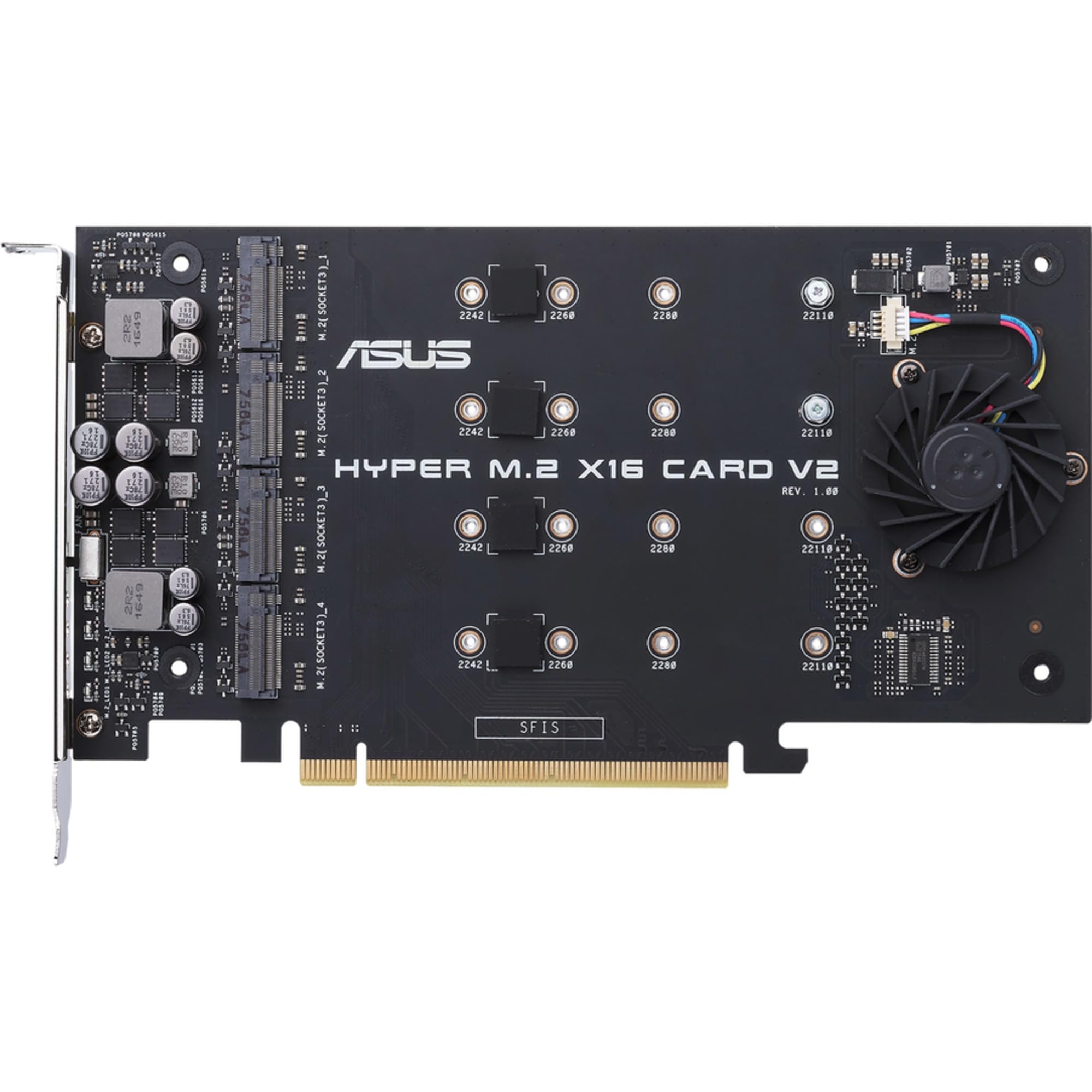 Foto 6 pulgar | Tarjeta De Expansión Asus Hyper M.2 X16 Pcie 3.0 X4 V2 128gbps - Venta Internacional.