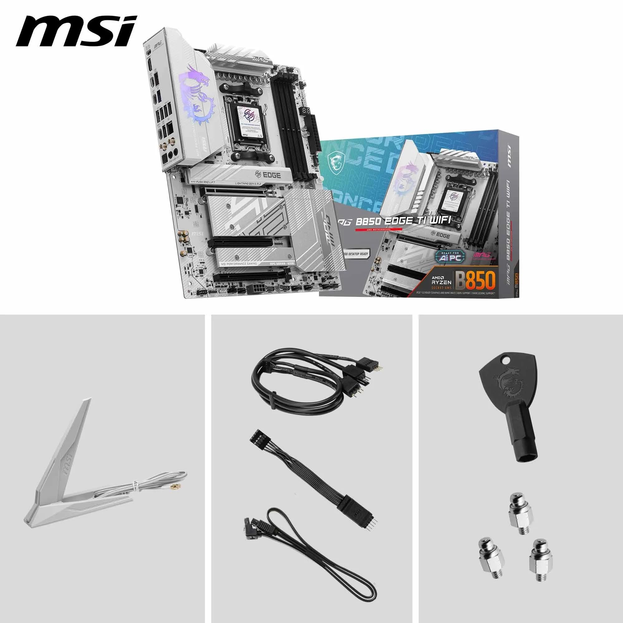 Foto 8 pulgar | Placa Madre Msi Mpg B850 Edge Ti Wifi Atx Para Amd Ryzen - Venta Internacional.