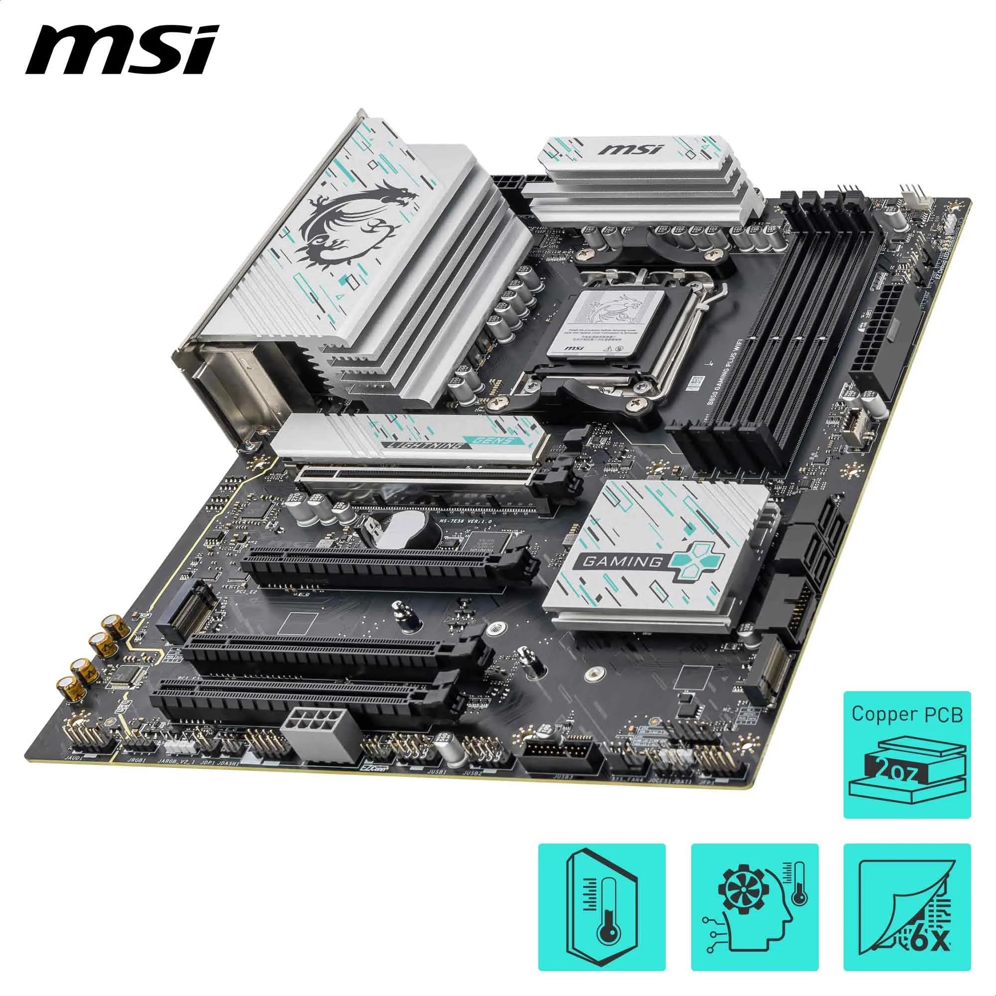 Foto 5 pulgar | Placa Madre Msi B850 Gaming Plus Wifi Atx Compatible Con Amd Ryzen - Venta Internacional.