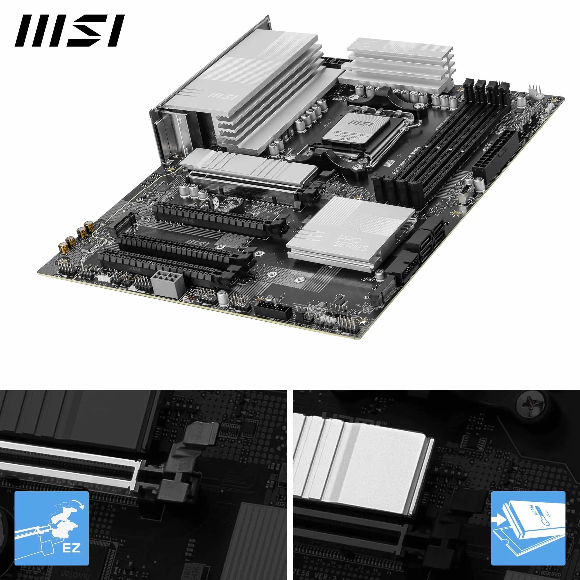 Foto 4 pulgar | Placa Madre Msi Pro B850-p Wifi Atx Para Amd Ryzen Con Ddr5 - Venta Internacional.
