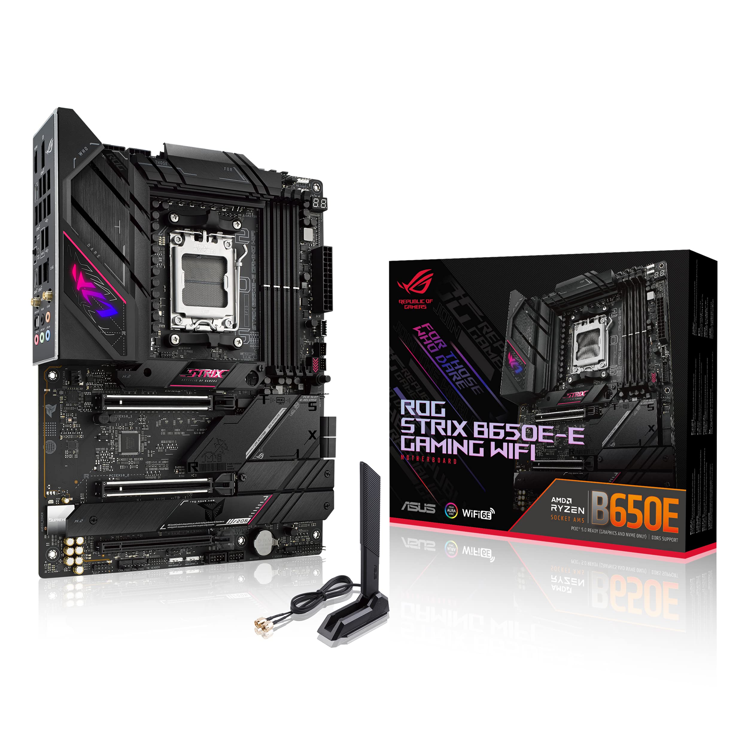 Foto 2 pulgar | Placa Base Asus Rog Strix B650e-e Gaming Wifi Am5 Ryzen 7000 - Venta Internacional.