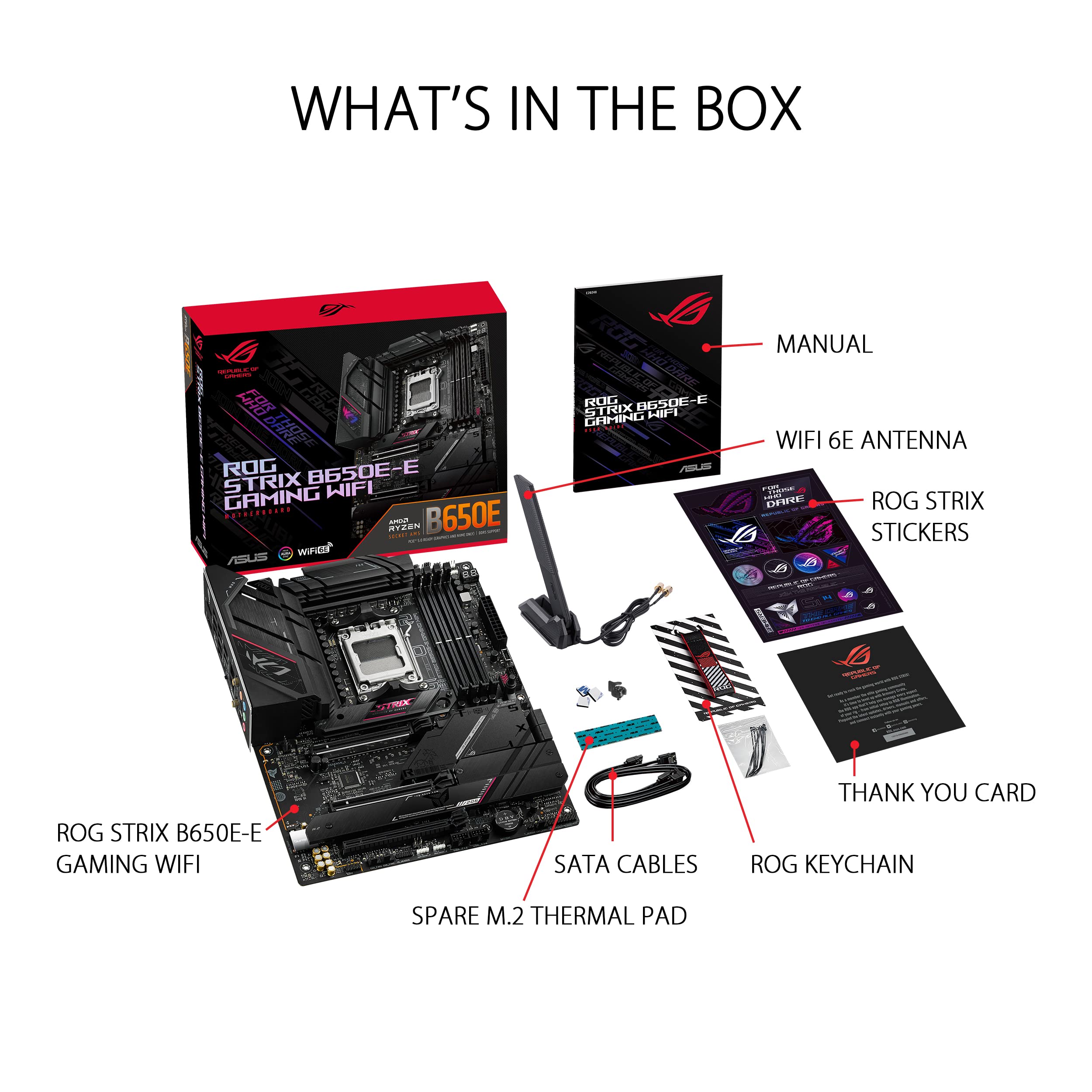 Foto 7 pulgar | Placa Base Asus Rog Strix B650e-e Gaming Wifi Am5 Ryzen 7000 - Venta Internacional.