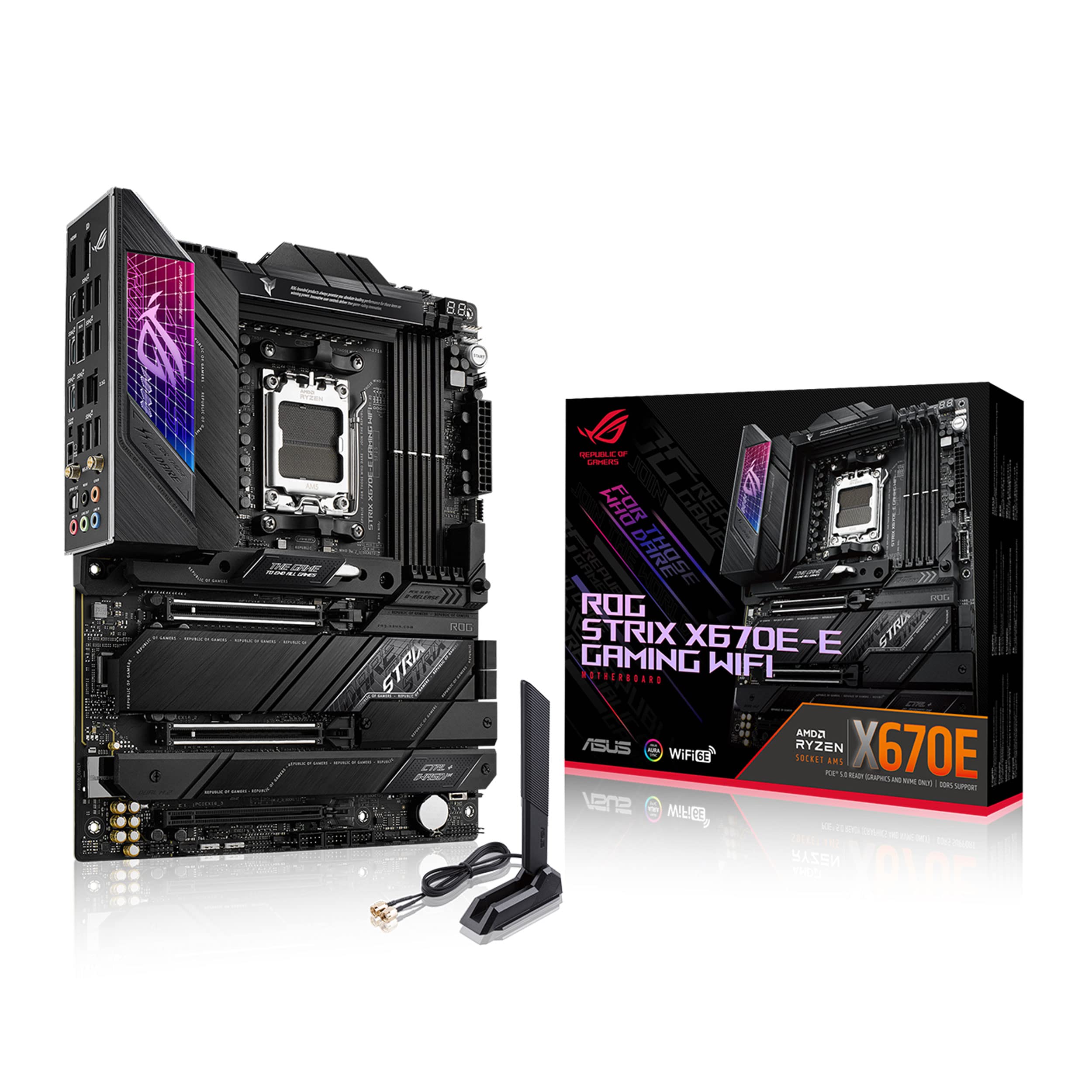 Foto 2 pulgar | Placa Madre Asus Rog Strix X670e-e Gaming Ryzen 7000 Atx - Venta Internacional.