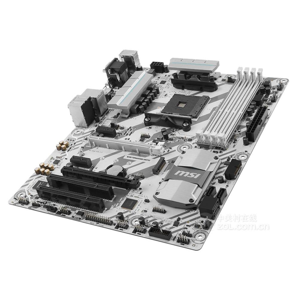 Foto 3 pulgar | Placa Madre Msi B350 Tomahawk Arctic Socket Am4 Ddr4 Atx - Venta Internacional.