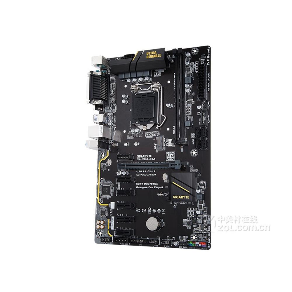 Foto 4 pulgar | Placa Madre Gigabyte H110-d3a Lga 1151 Intel H110 Ddr4 Atx - Venta Internacional.