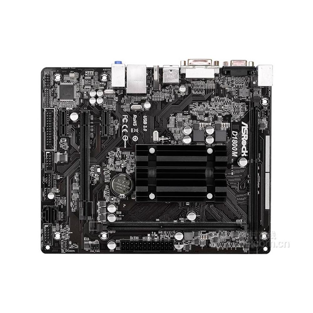 Foto 1 | Placa Madre Asrock D1800m Con Cpu Ddr3 Micro Atx Integrada - Venta Internacional.