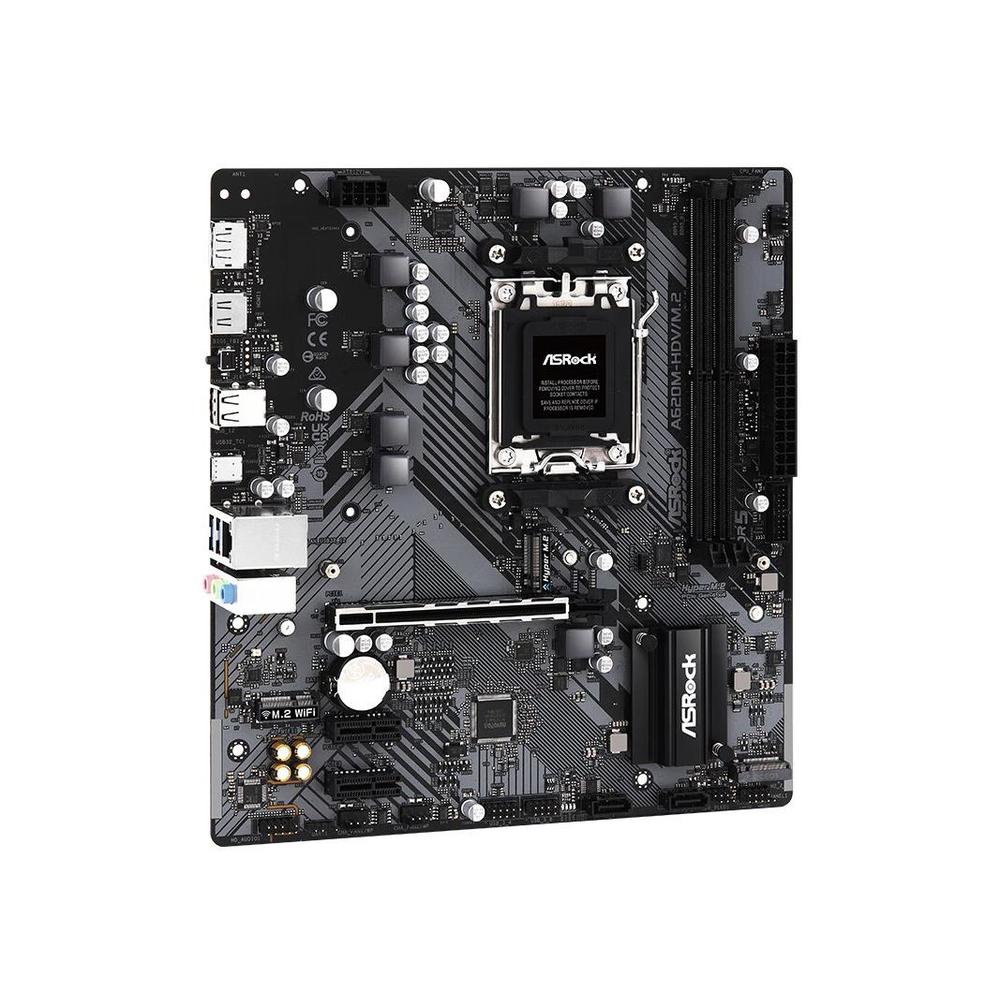 Foto 3 | Placa Madre Asrock A620m-hdv/m.2 Socket Am5 Amd A620 Ddr5 - Venta Internacional.