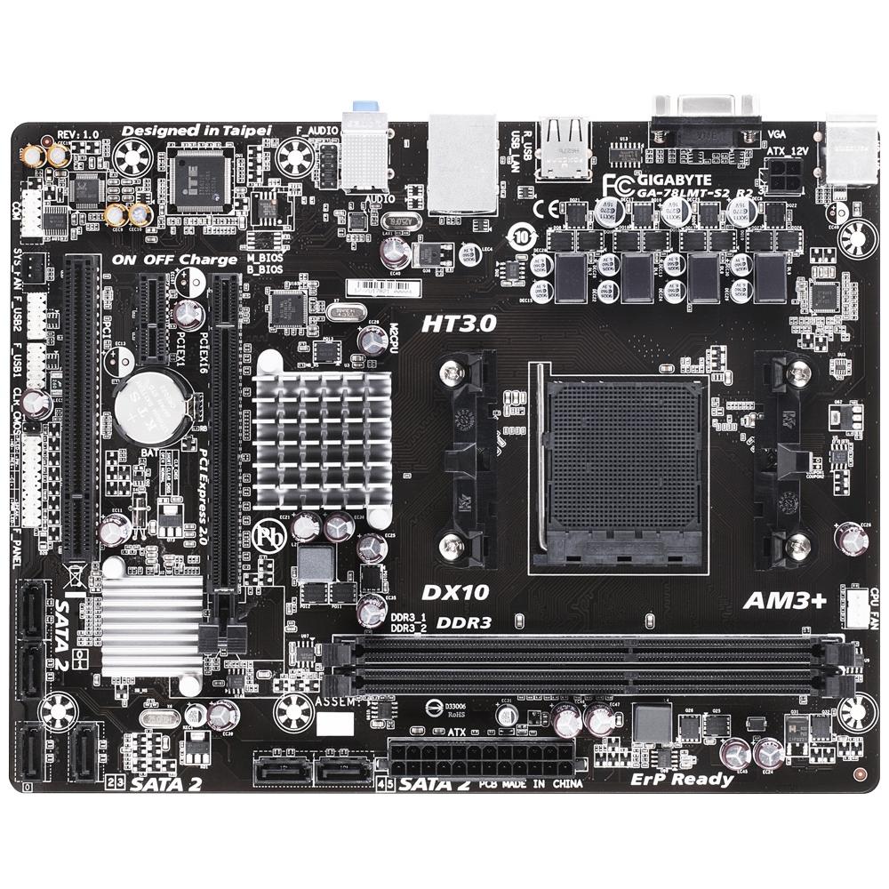 Foto 2 pulgar | Placa Madre Gigabyte Ga-78lmt-s2-r2 Socket Am3+/am3 Ddr3 - Venta Internacional.
