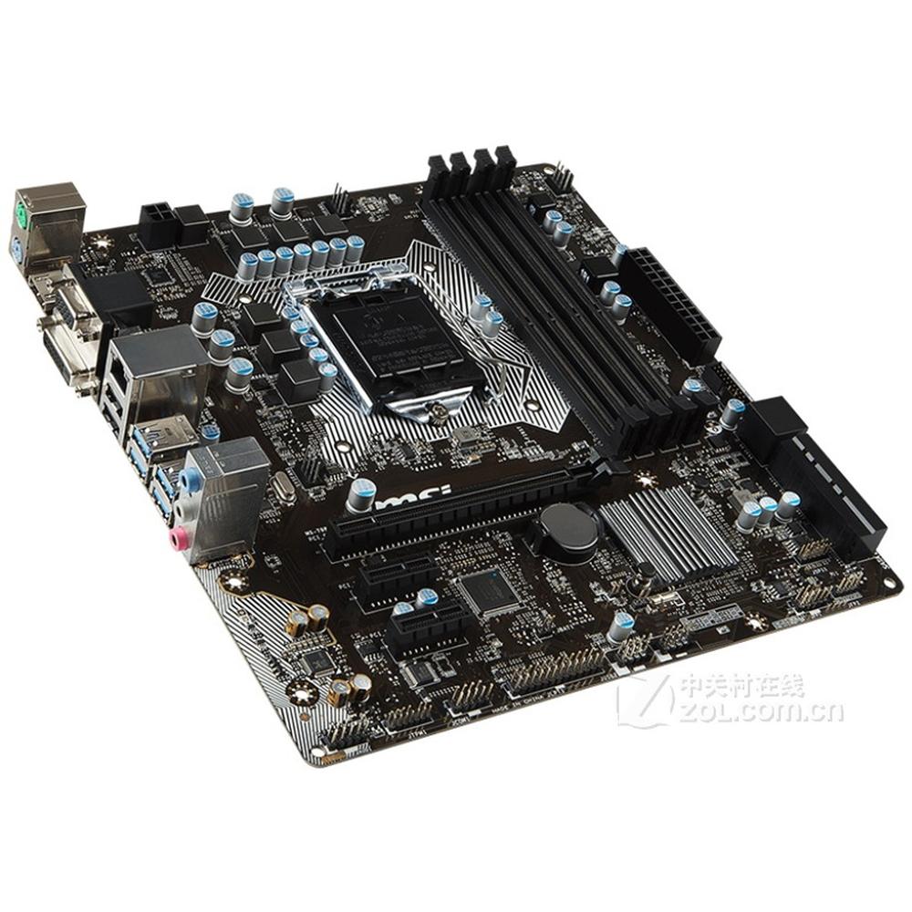 Foto 3 pulgar | Placa Madre Msi H170m Pro-vdh Lga 1151 Intel H170 Ddr4 Micro Atx - Venta Internacional.