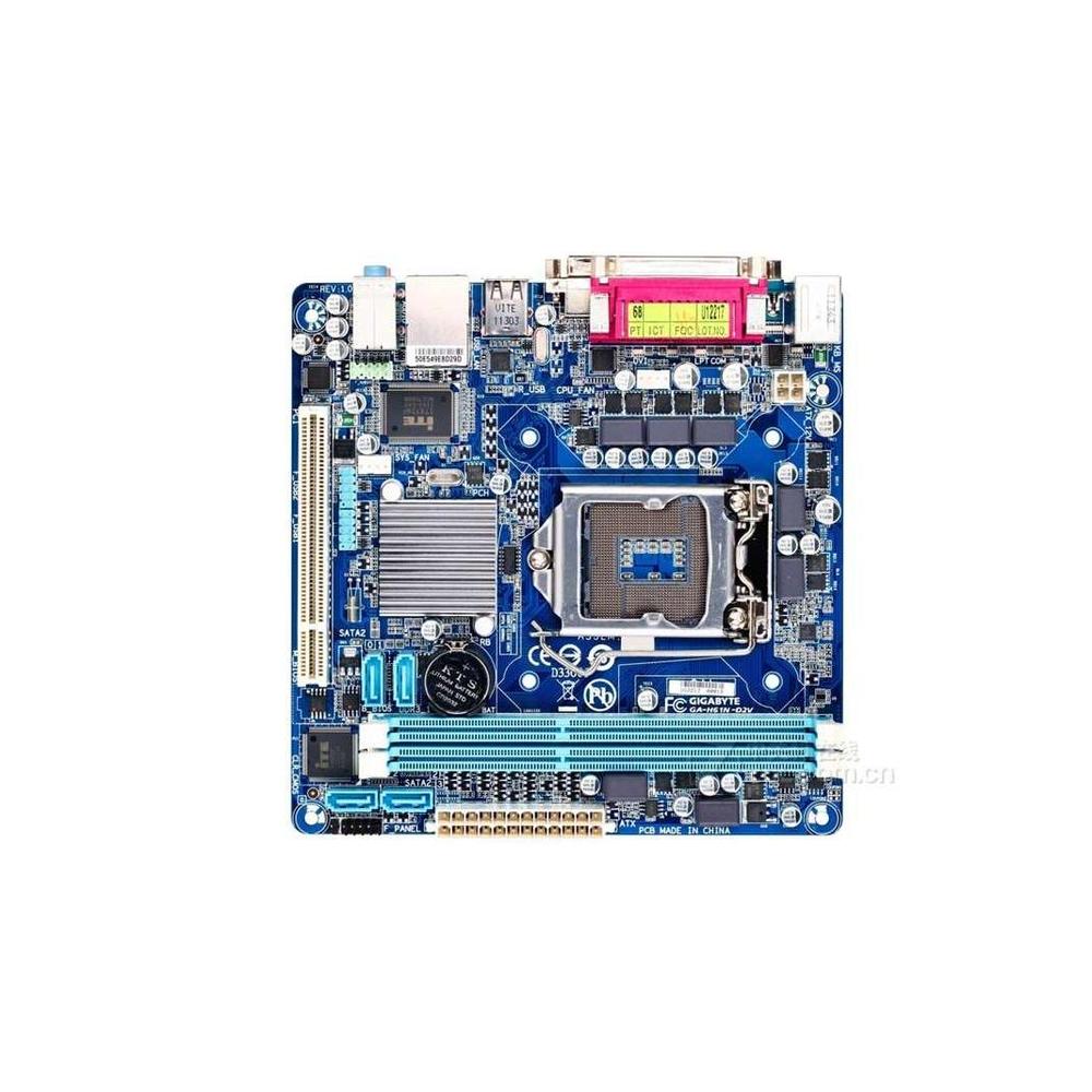 Foto 1 | Placa Madre Gigabyte Ga-h61n-d2v Lga 1155 Intel H61 Ddr3 - Venta Internacional.