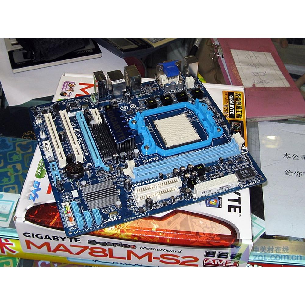 Foto 3 | Placa Madre Gigabyte Ga-ma78lm-s2 Socket Am2/am2+/am3 Ddr2 - Venta Internacional.