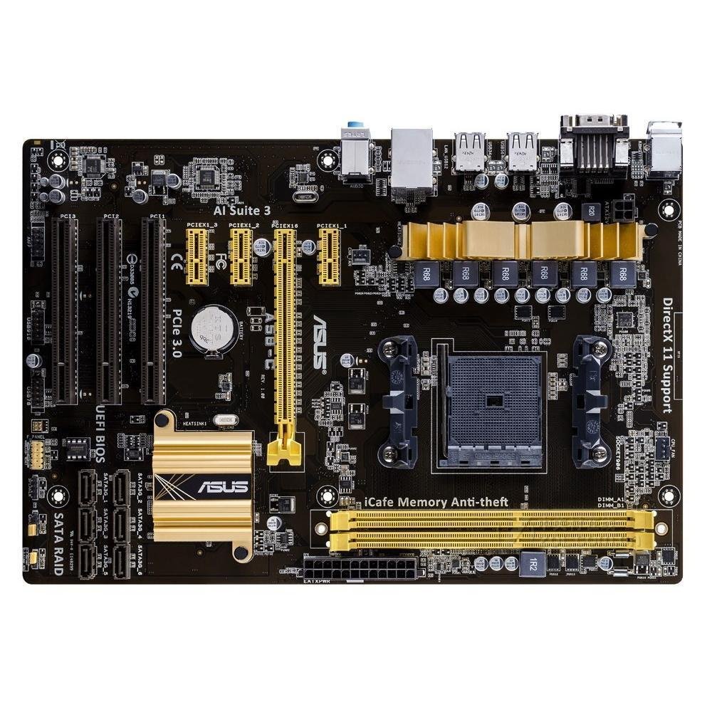 Foto 1 | Placa Madre Asus A58-c Con Conector Fm2/fm2+ Amd A58 Ddr3 Atx - Venta Internacional.