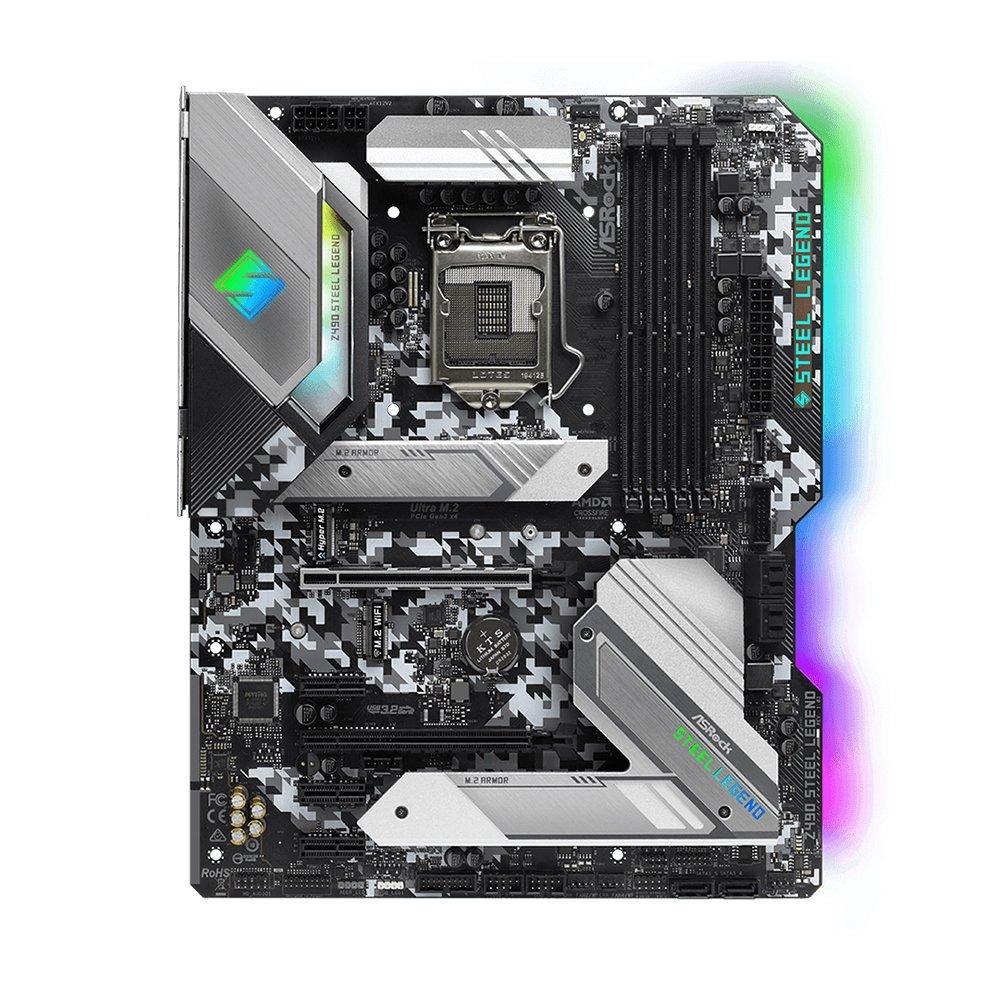 Foto 2 pulgar | Placa Madre Asrock Z490 Steel Legend Lga 1200 Ddr4 128 Gb Atx - Venta Internacional.