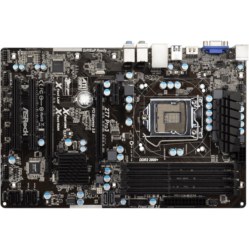 Foto 2 pulgar | Placa Madre Asrock Z77 Pro3 Lga 1155 Intel Z77 Ddr3 Atx - Venta Internacional.