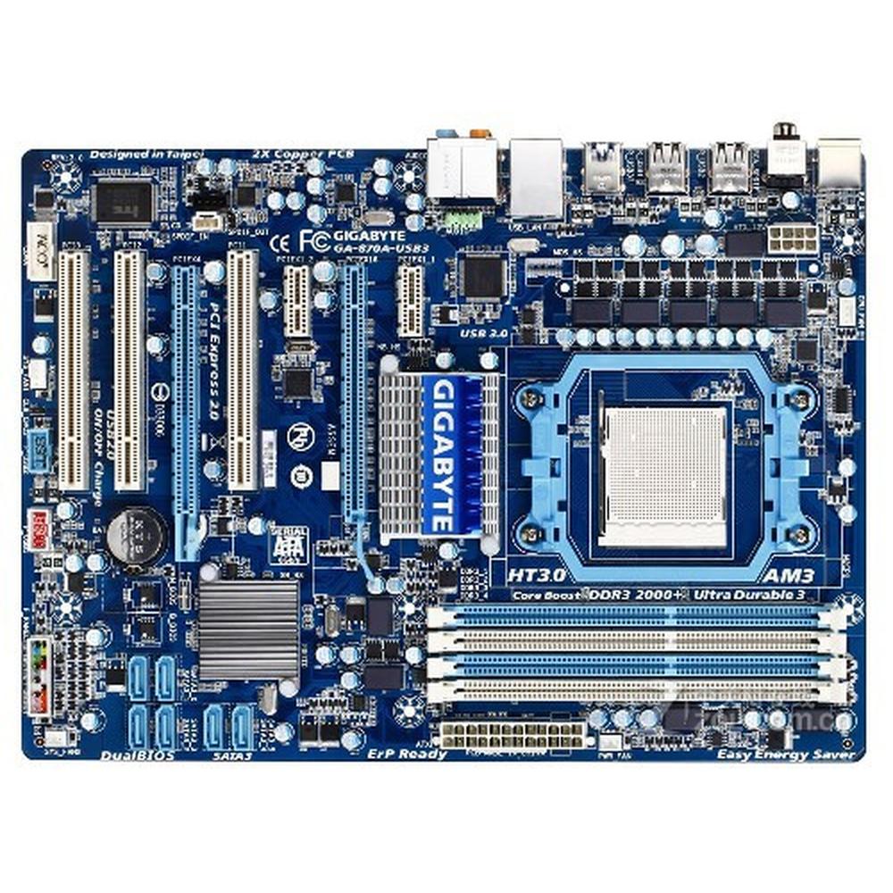 Foto 2 pulgar | Placa Madre Gigabyte Ga-870a-usb3 Socket Am3+/am3 Ddr3 Atx - Venta Internacional.