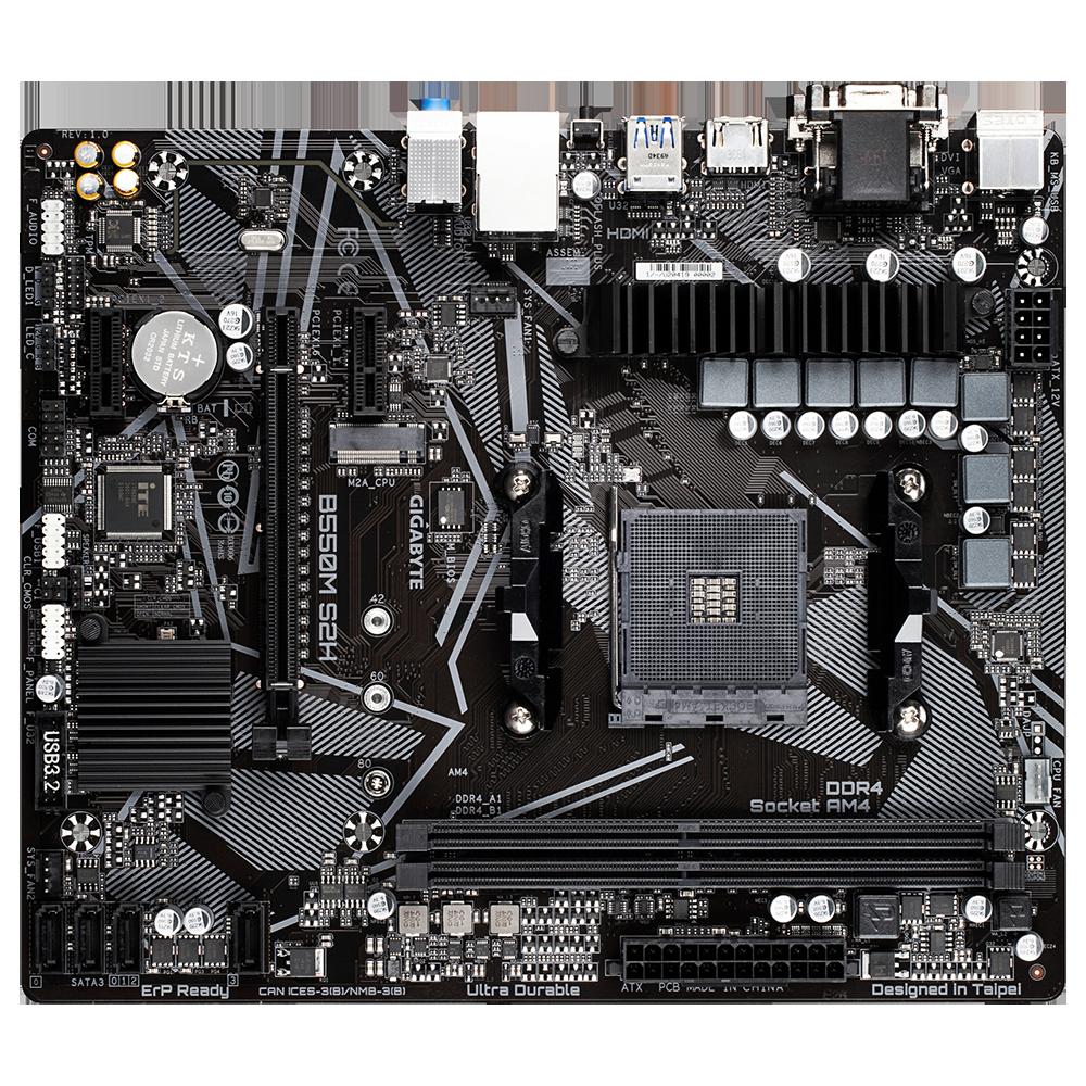 Foto 1 | Placa Base Gigabyte B550m S2h Socket Am4 Amd B550 Ddr4 - Venta Internacional.