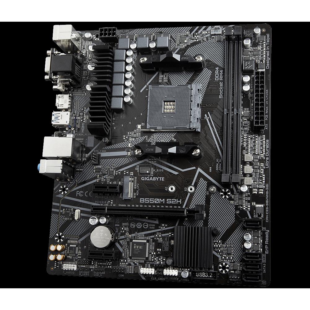 Foto 4 pulgar | Placa Base Gigabyte B550m S2h Socket Am4 Amd B550 Ddr4 - Venta Internacional.