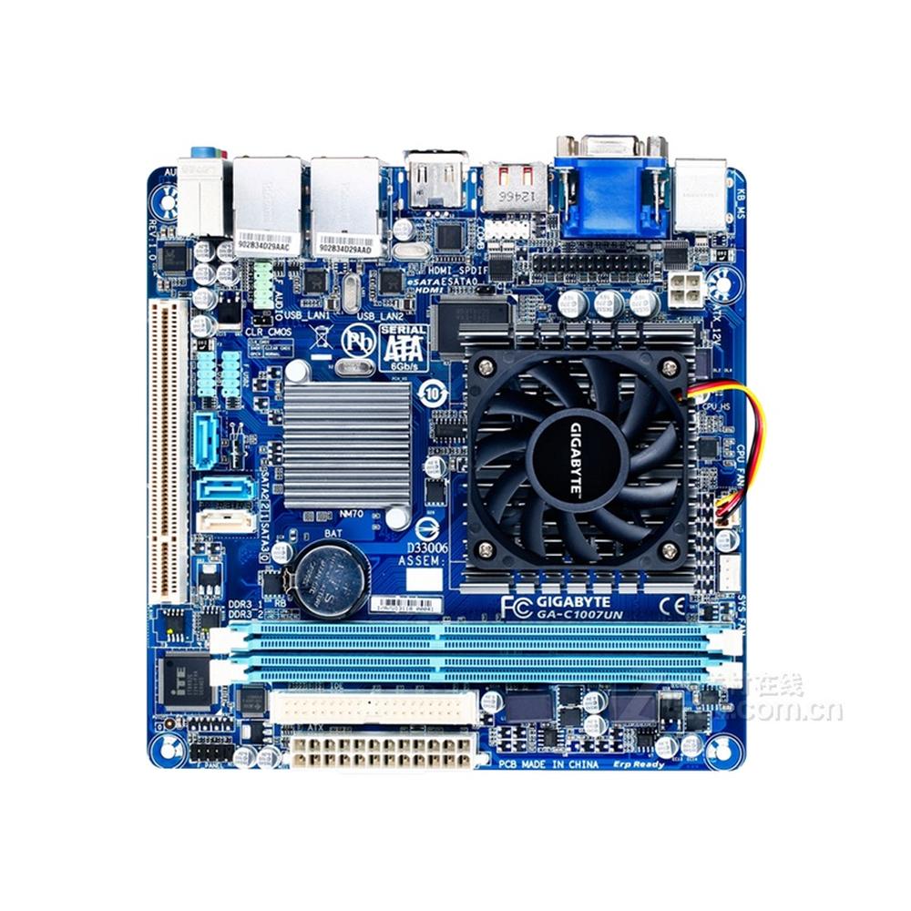 Foto 2 pulgar | Placa Base Gigabyte Ga-c1007un Cpu Integrada Intel Nm70 Ddr3 - Venta Internacional.
